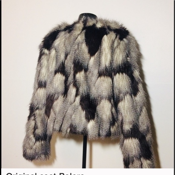 ๐พ๐HP๐๐พEmbroidery Trimmed Fur Bolero - Picture 2 of 4
